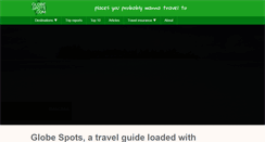 Desktop Screenshot of globespots.com